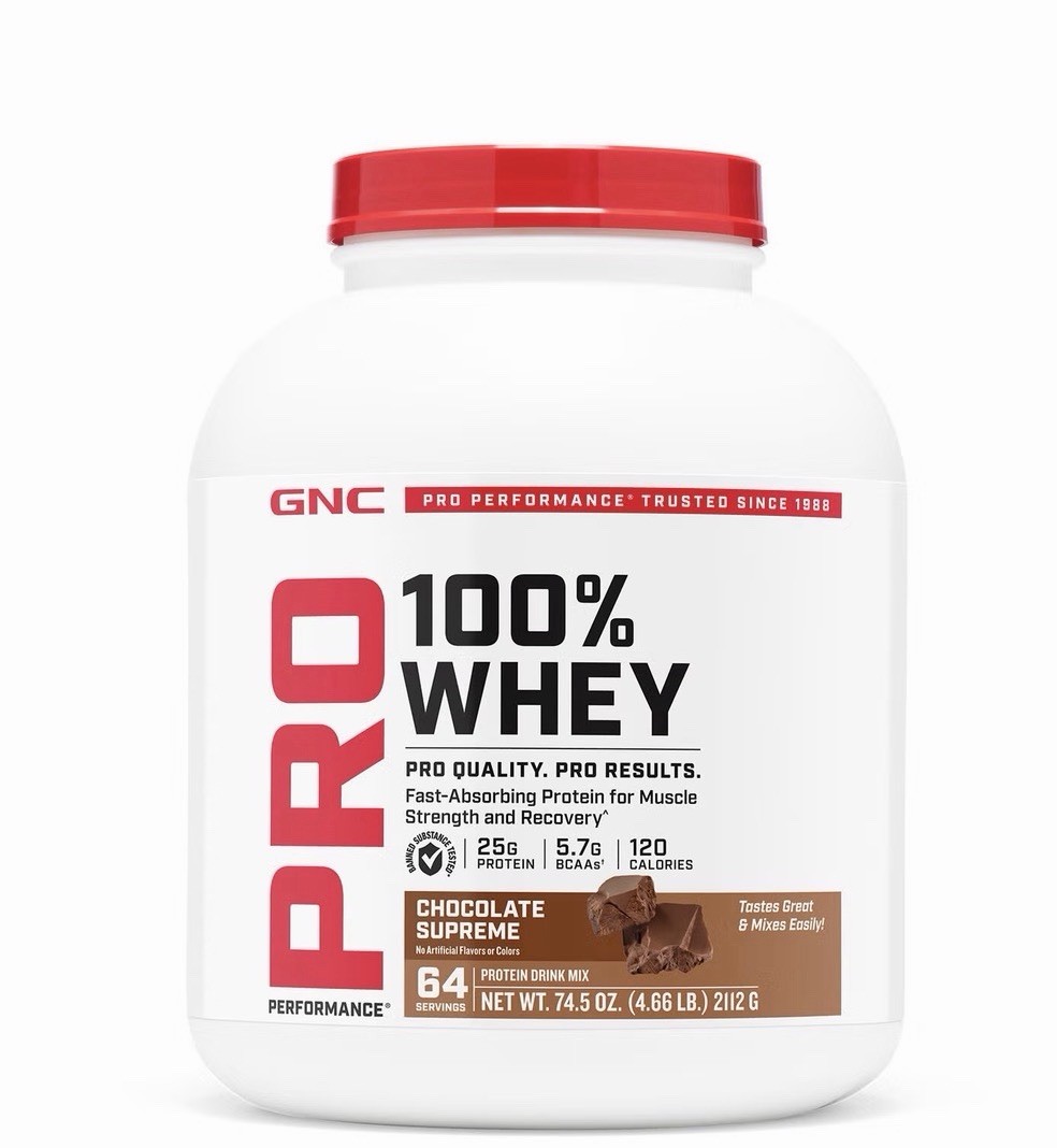 GNC Pro Performance 100% Whey 2.0 - Chocolate Supreme (64 Servings)