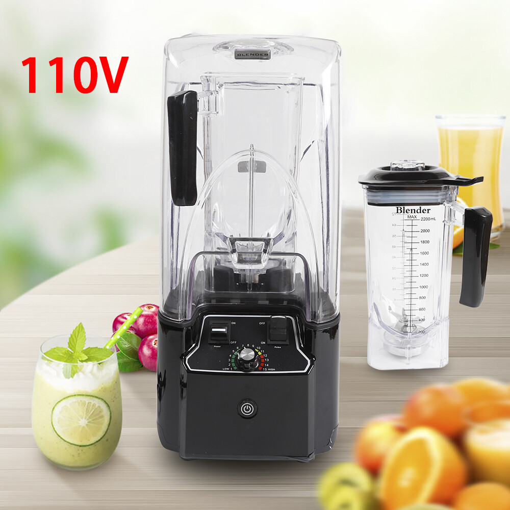 Commercial Grade Blender Smoothie Maker Fruit Juicer Vegetables Mixer Soundproof