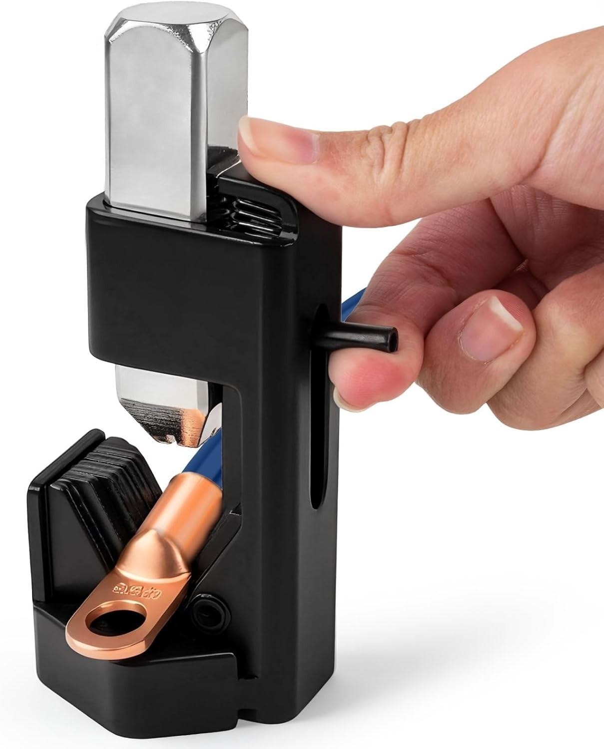 Hammer Lug Crimper Tool 8 Awg to 4/0 Awg for Battery & Welding Cables.