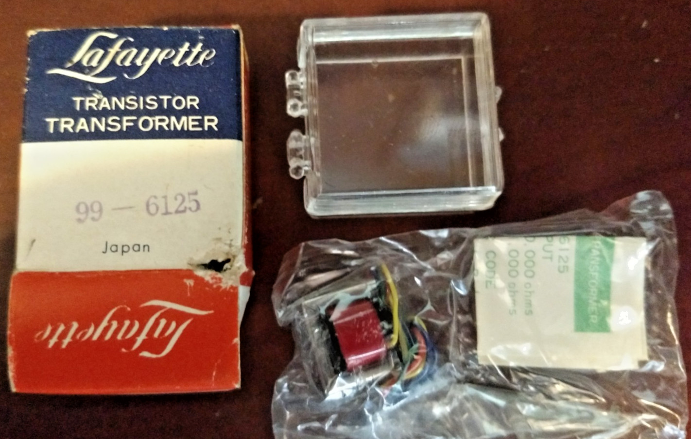 NOS / NIB Vintage Lafayette Transistor Transformer Input TR- 99-6125  made Japan