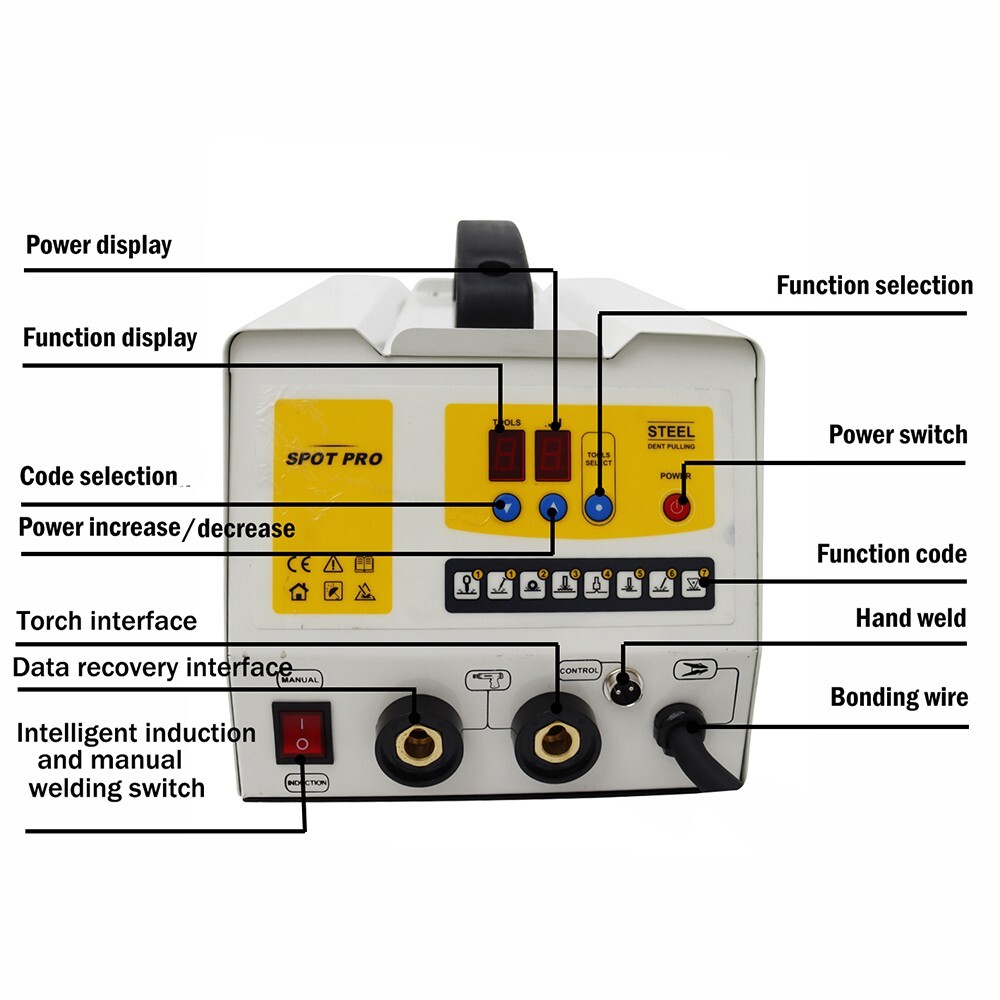 Open Box! Steel Dent Pulling Machine Car Body Auto Repair Tool w/ Data Recovery