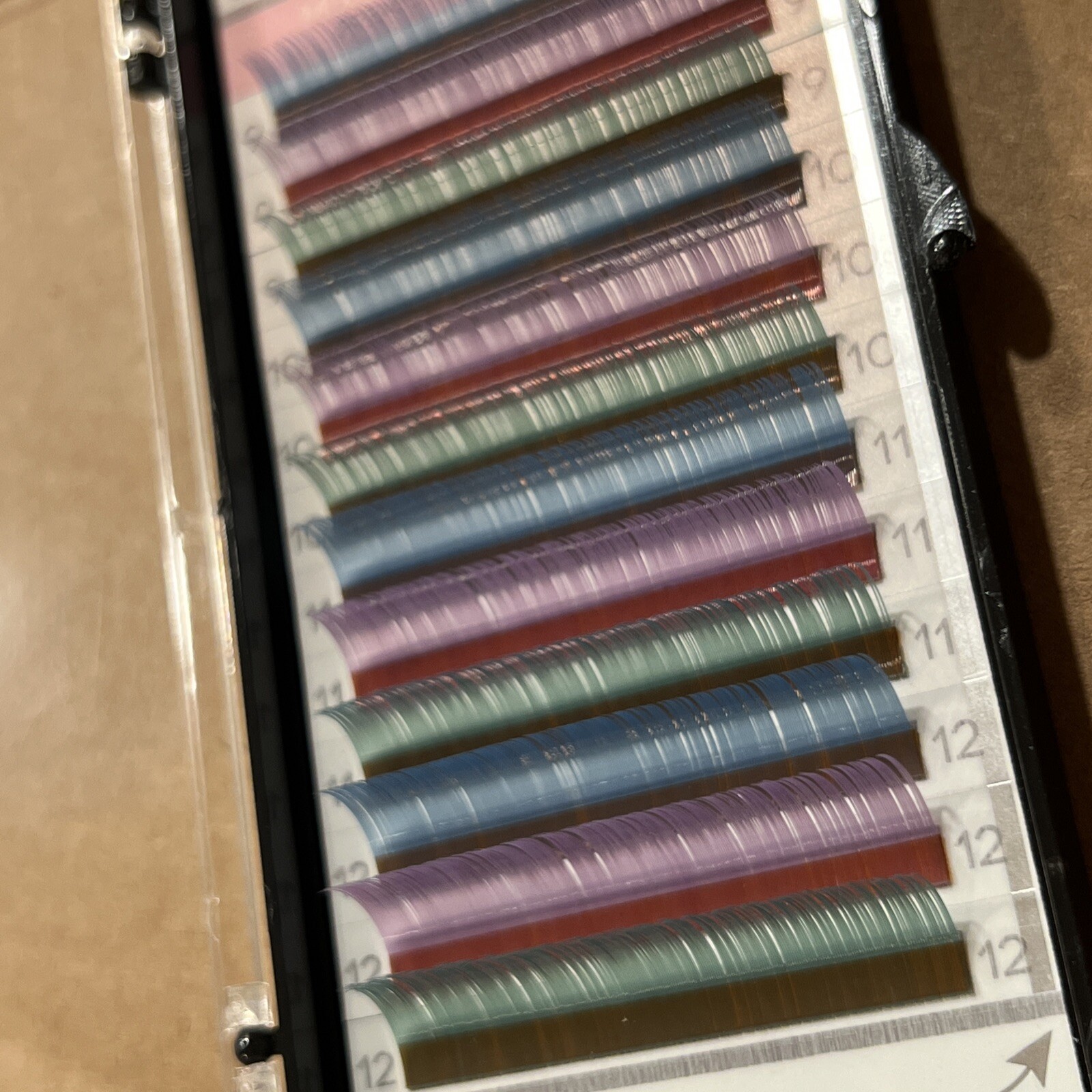 Bella Lash Premium synthetic mink Colored Lashes mixed length