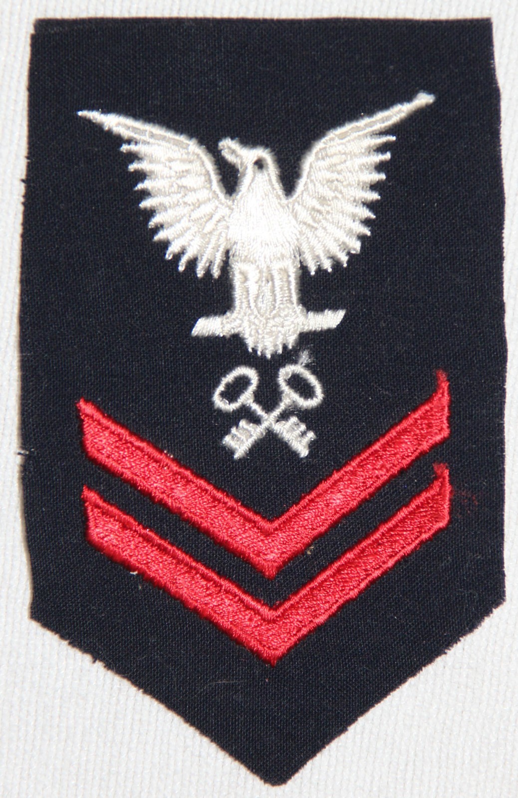 ORIGINAL USN WOMEN'S PETTY OFFICER 2ND CLASS STOREKEEPER RATE PATCH