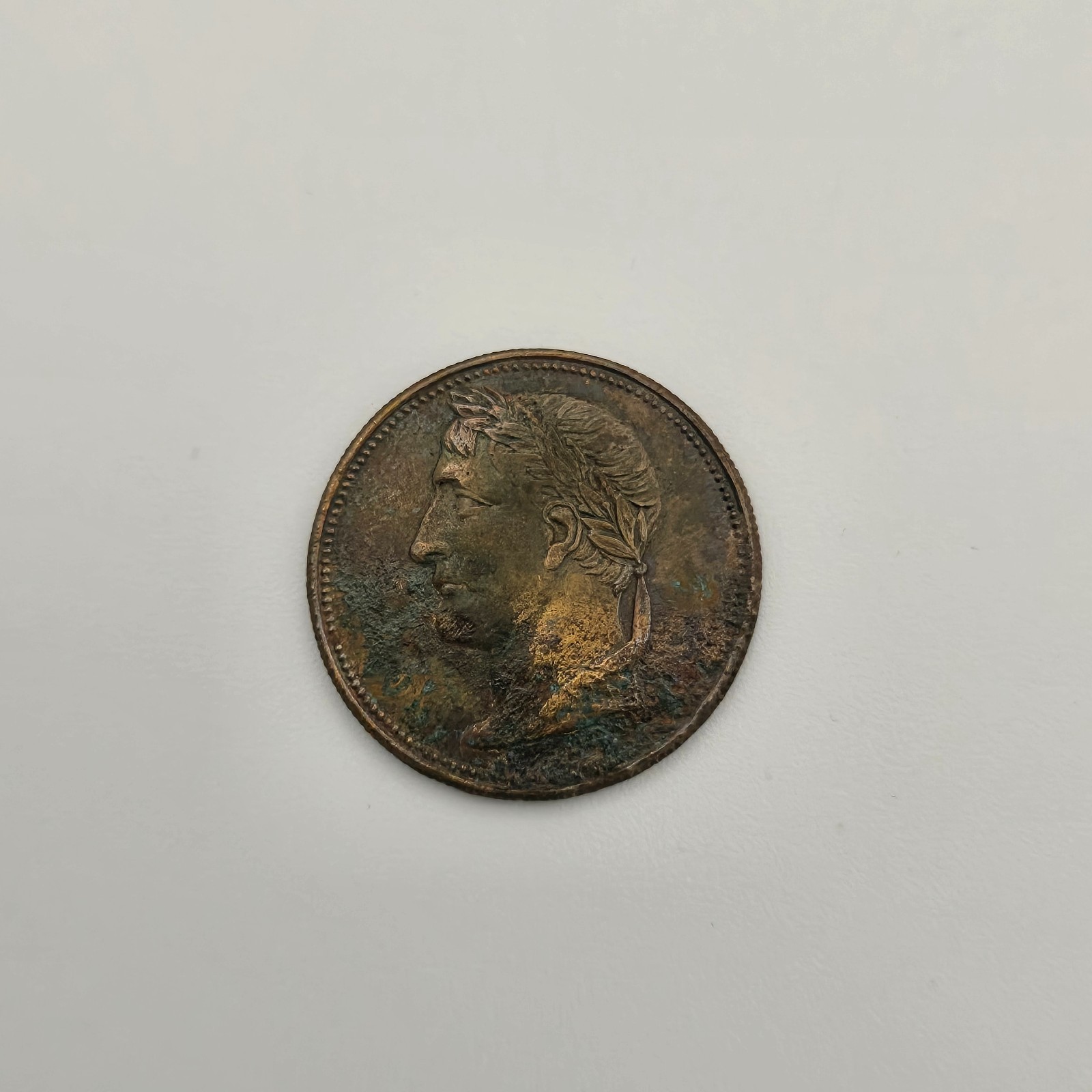 Original Rare 1820s Napoleon C’EST DU CUIVRE Ship Token Canadian Colonial Copper