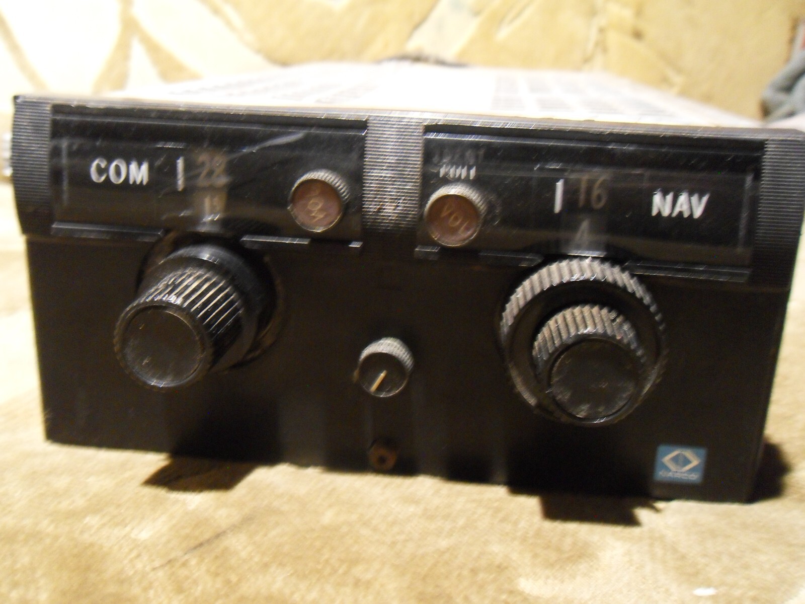 Narco Avionics MK12B Aircraft Nav/Com Untested AS PICTURED