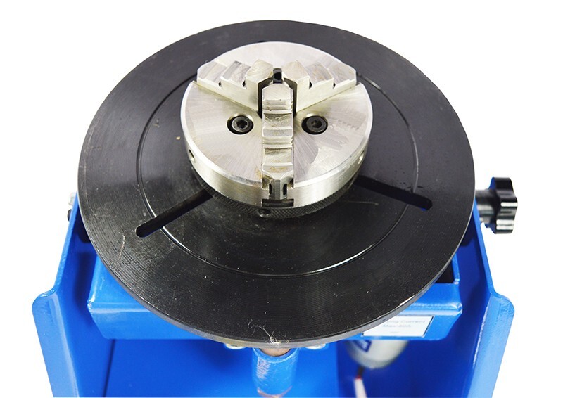 10KG Positioner Turntable Welding Positioner Auto Positioner with 80mm Chuck