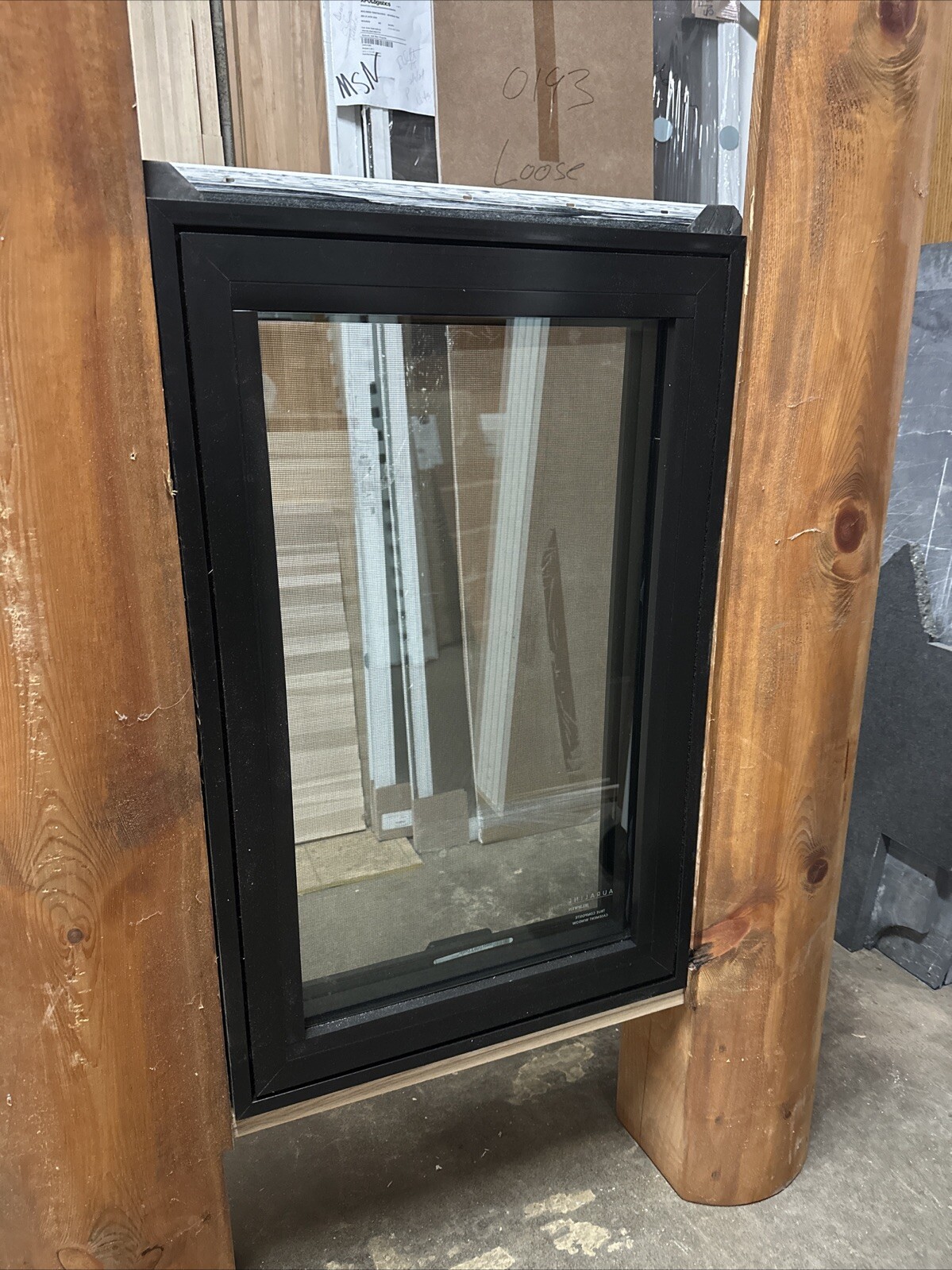 Qty Of 1 Jeld-Wen Vinyl Casement Crank Out Energy Efficient Window 21.5” X 33.5”