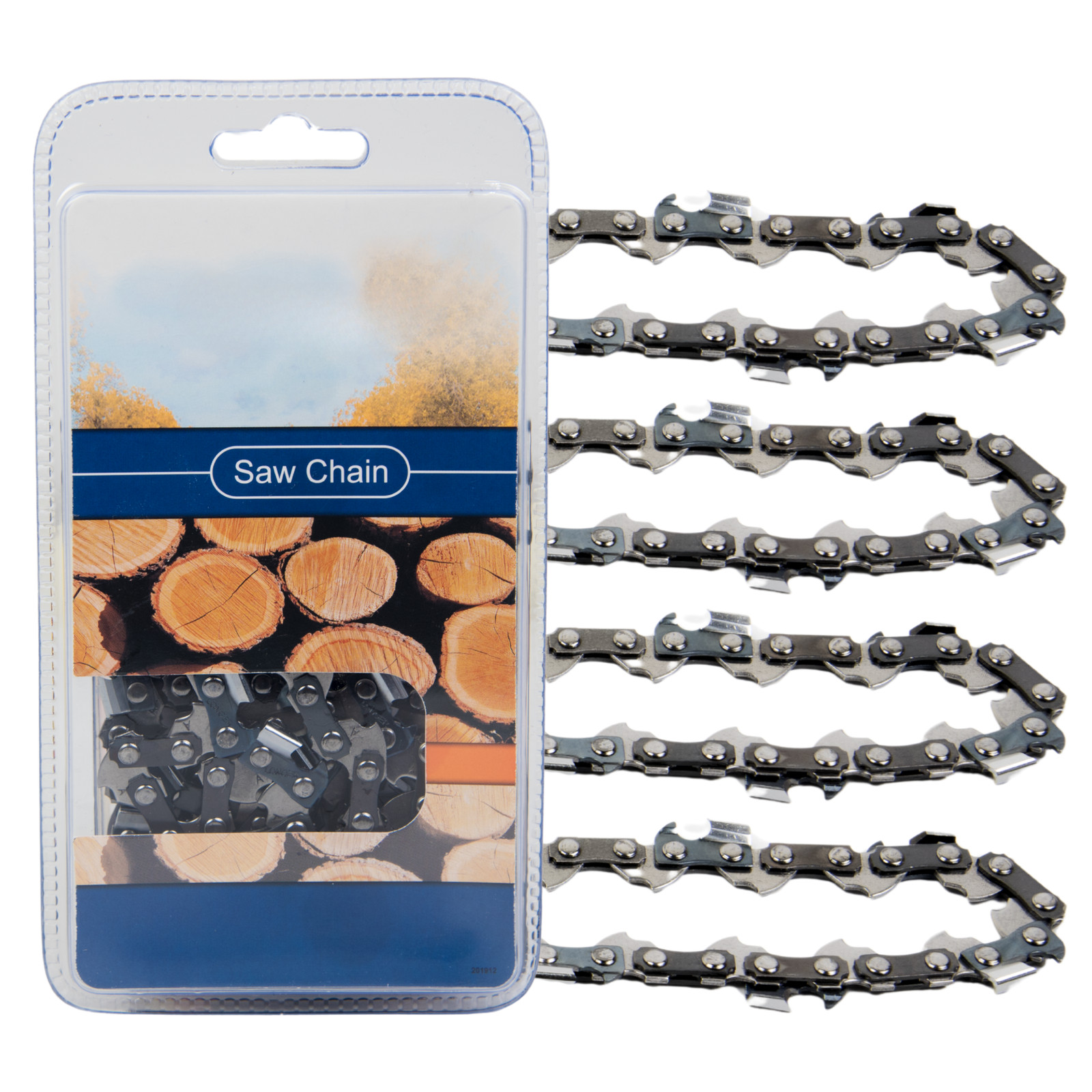 4pcs 16''  Chainsaw Chain Blade 3/8" LP 0.043 Gauge 55 DL For STIHL Husqvarna