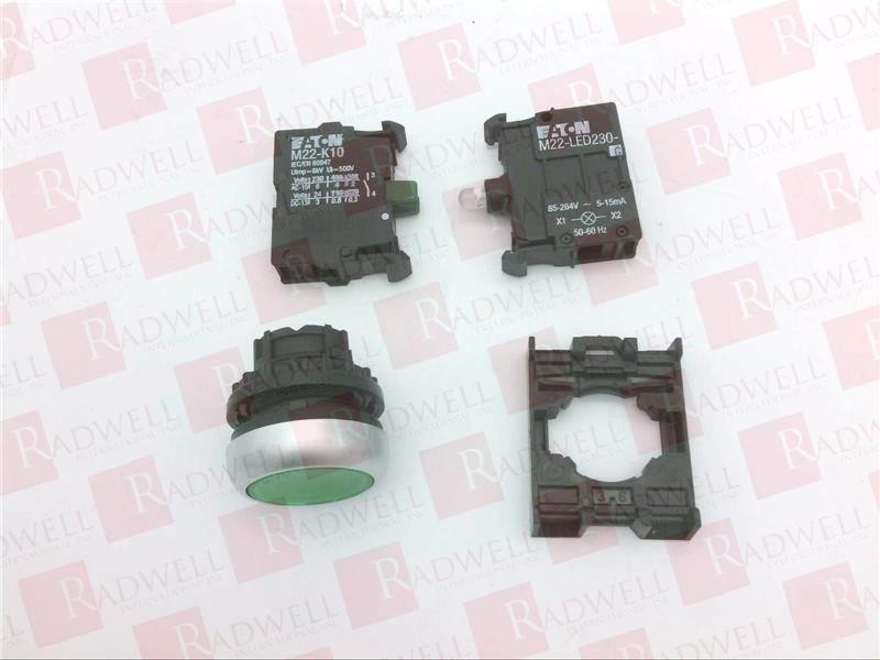 EATON CORPORATION M22-DL-G-K10-230G / M22DLGK10230G (USED)