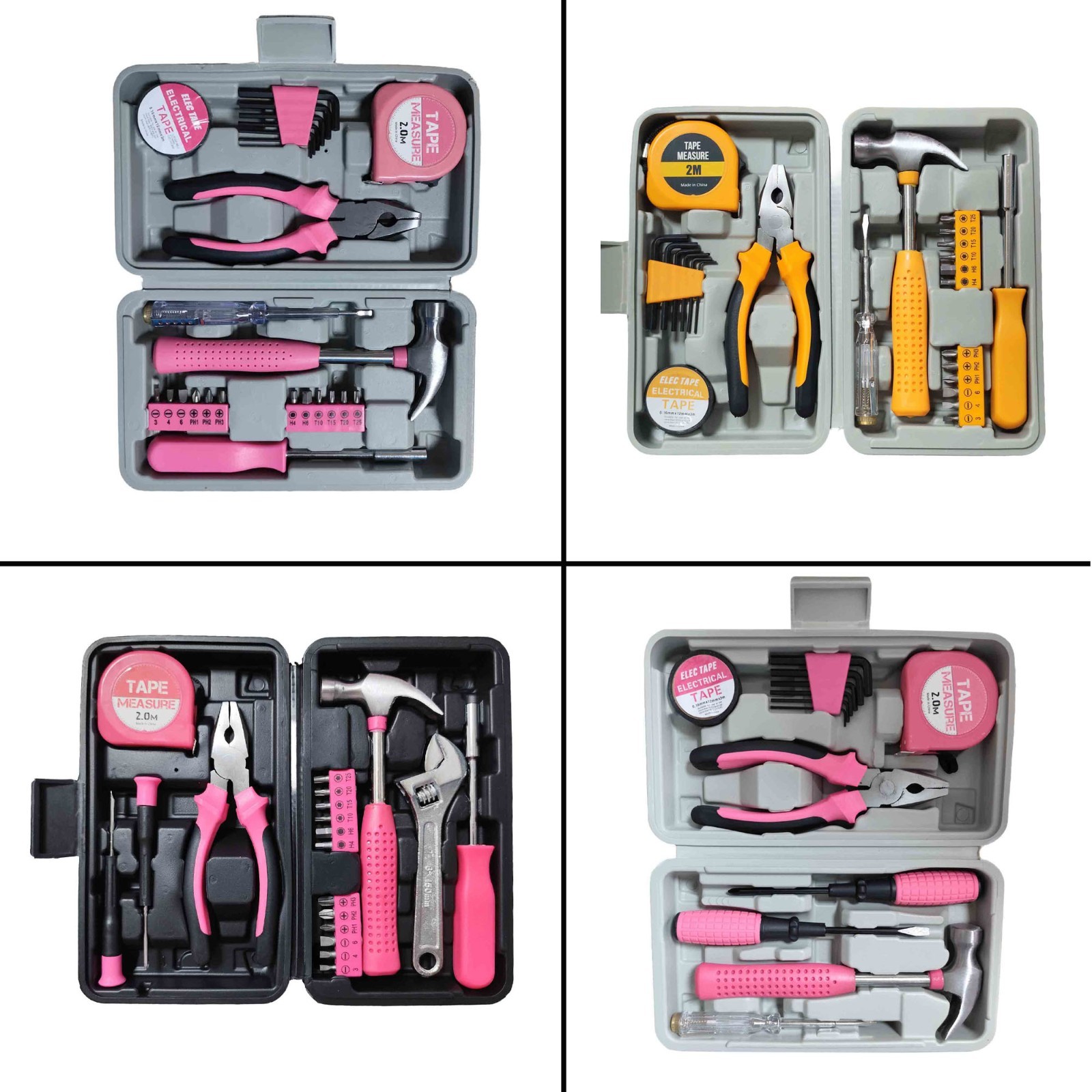 EUROKINGTOOLS Household Hand Tool Kit, Portable Repair Tool Set for Home DIY