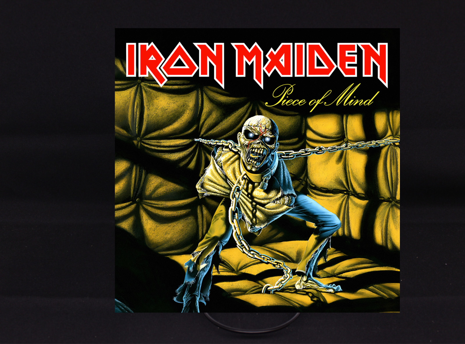 IRON MAIDEN PIECE OF MIND ALBUM COVER METAL SIGN 8"X8" M72