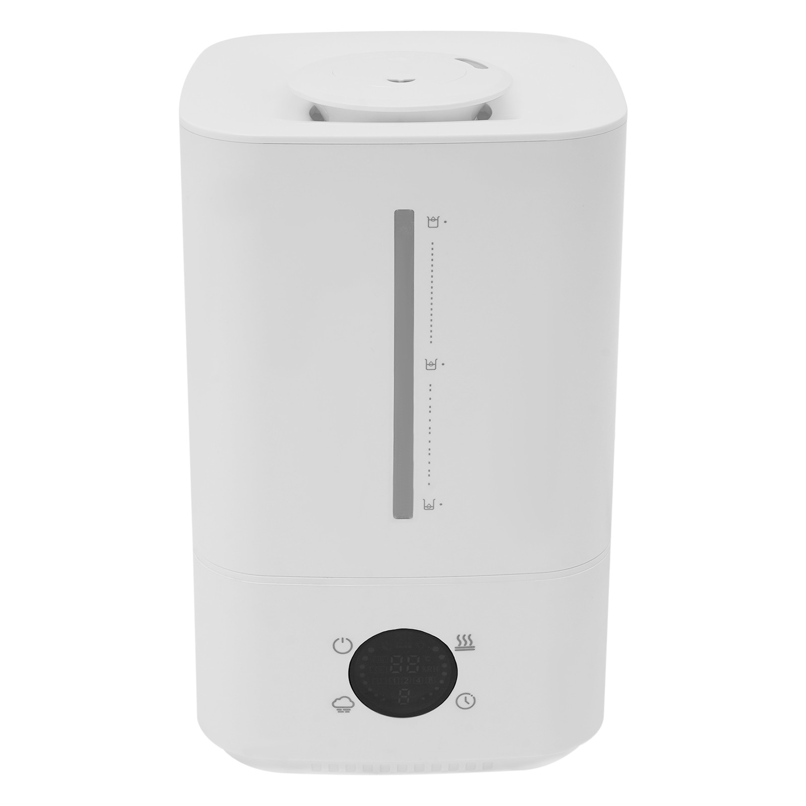 6L Hot & Cold Mist Humidifier Machine Tabletop Humidifier Touch Control 110-220V