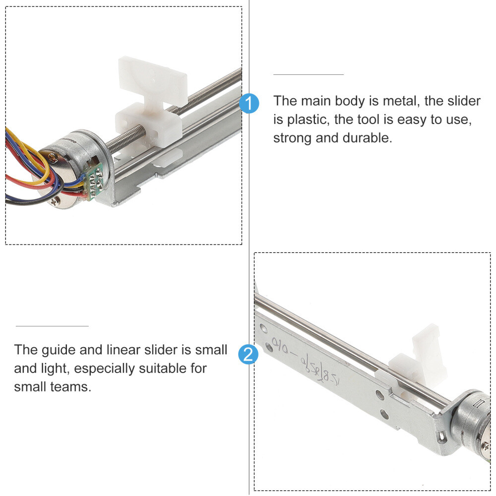 Stepper Motor Secc Galvanized Linear Rail Guide Motion Actuators for Stage 80mm
