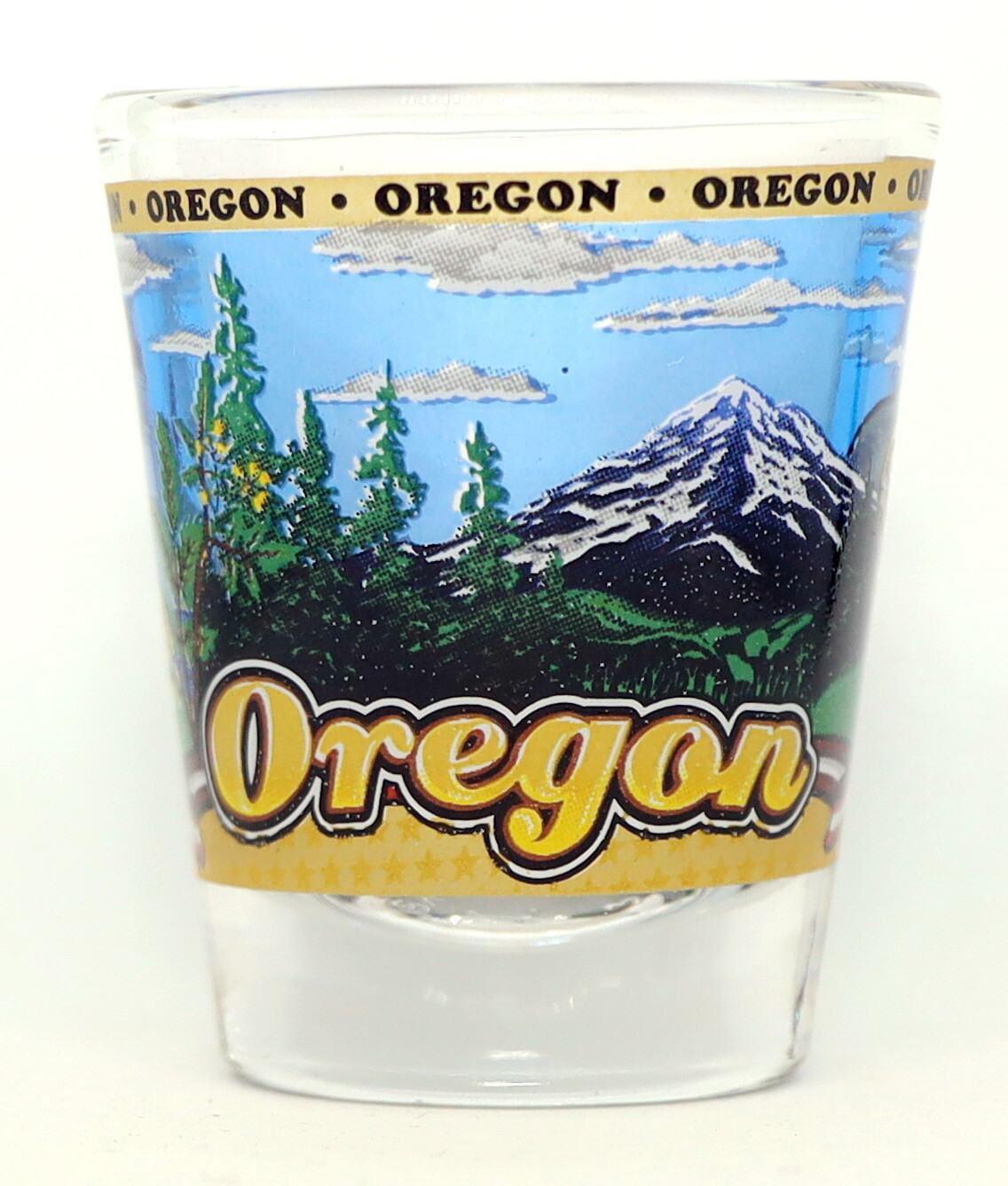 OREGON STATE WRAPAROUND SHOT GLASS SHOTGLASS