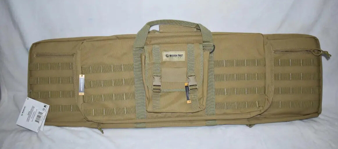 Mission First Tactical DRC 42 Double Rifle Case B1-DRC-42-TN Beige NWT