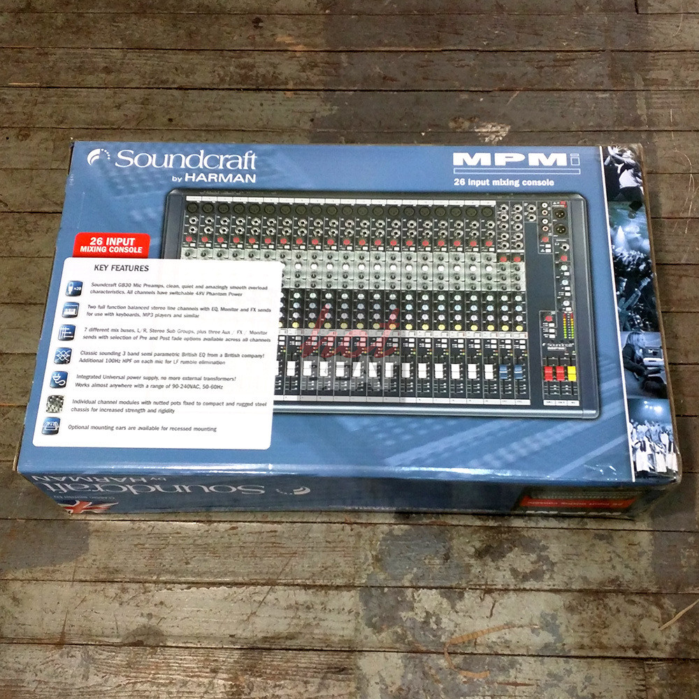 SoundCraft Harman Professional Analog Live Studio Mixer Console MPMi20/2 #0119
