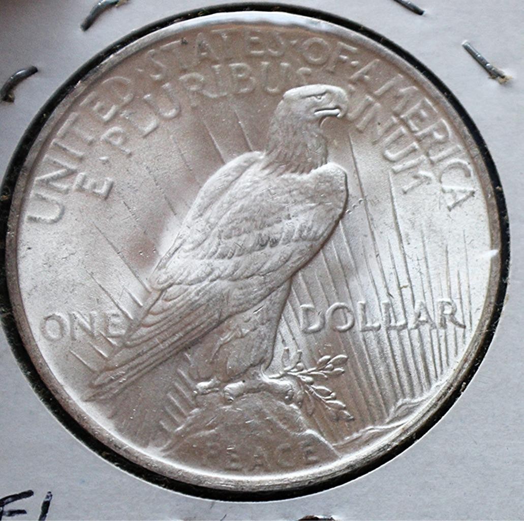 1923-P PEACE SILVER DOLLAR - EXCELLENT HIGH GRADE COIN (REF# PD-117)
