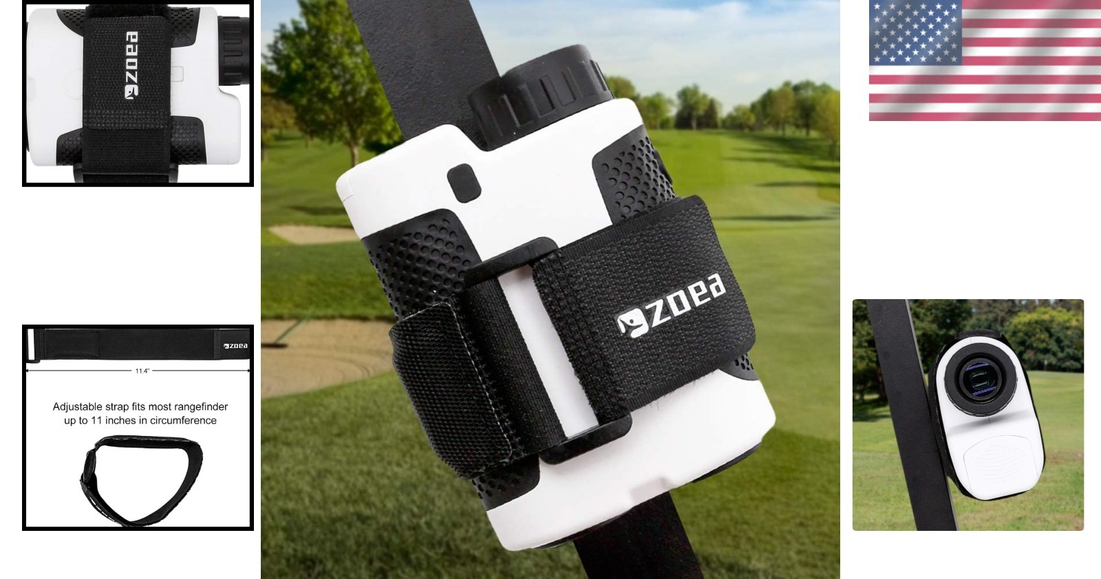 Versatile Magnetic Rangefinder Strap for Golf Cart - Ensures Security and Access