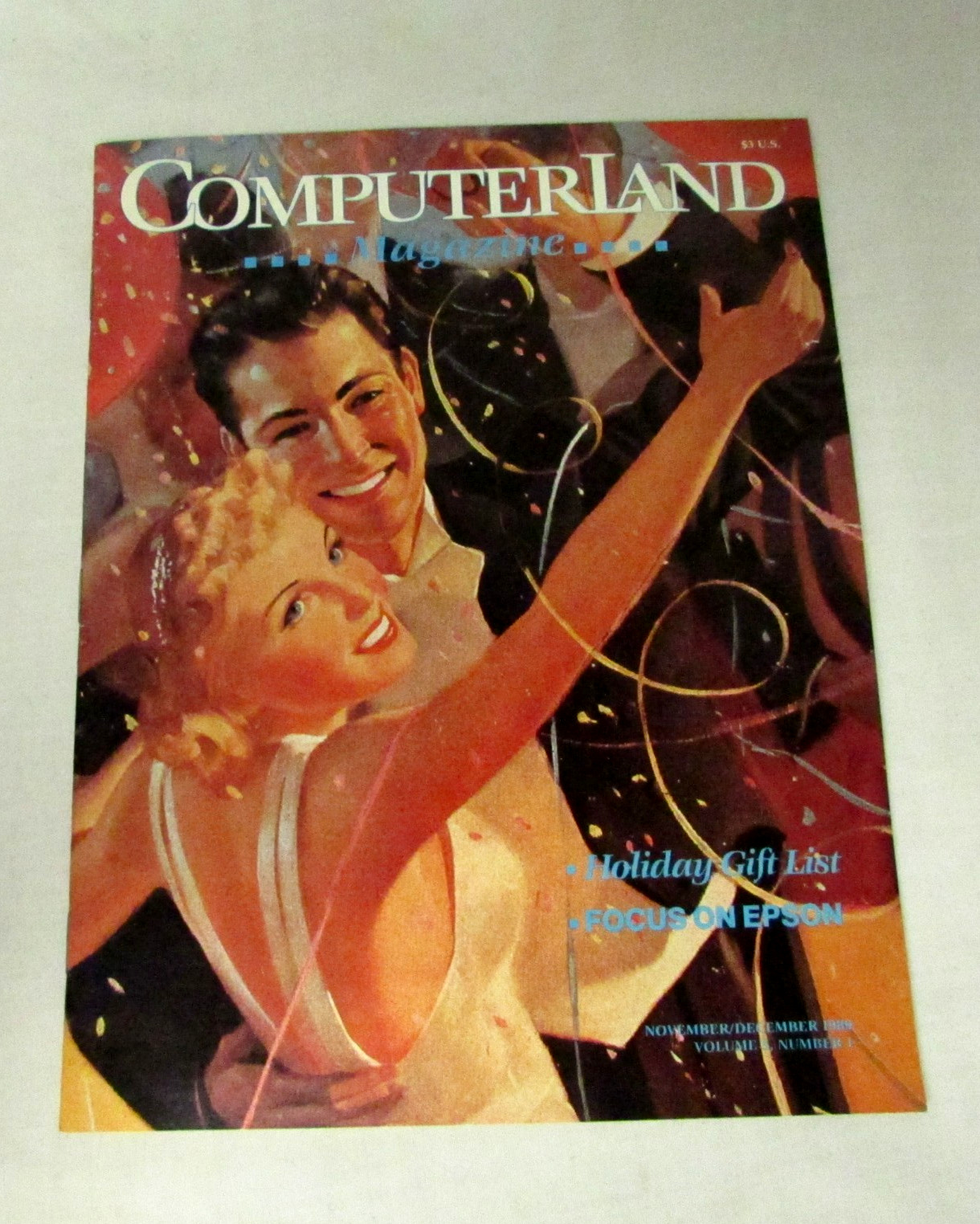 Vintage 1989 NEW ComputerLand Magazine November/December Volume 5 No 1