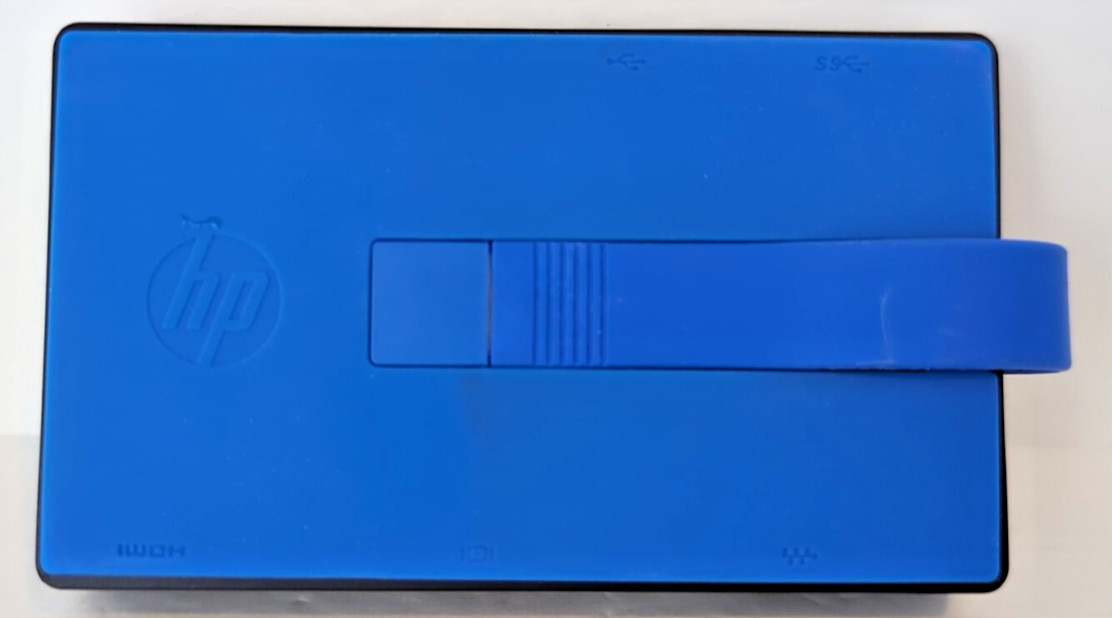 HP USB Travel Dock HDMI VGA 1000M TPA-I502 839033-001 844551-001 Blue