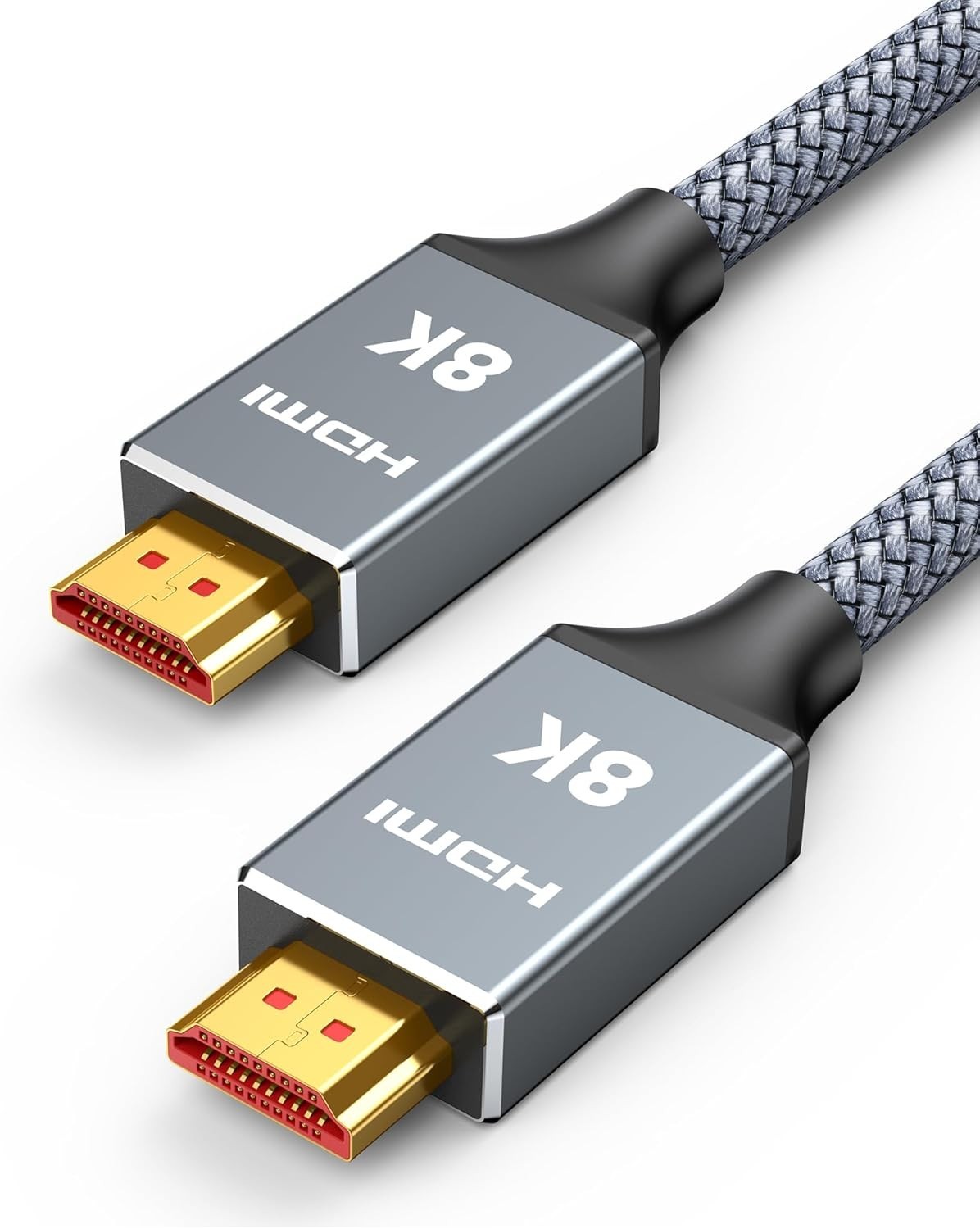 Capshi 2ft 8K 4K@120Hz HDMI Cable 2.1,48Gbps High Speed Cord for PS5/4,TV,Gaming