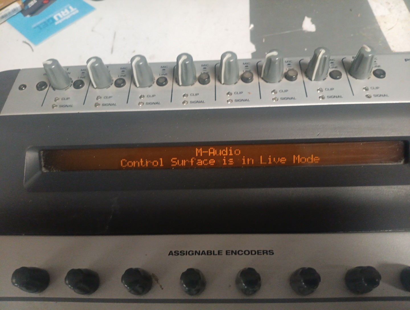 M-Audio ProjectMix I/O Firewire Audio Interface Control Surface Project Mix