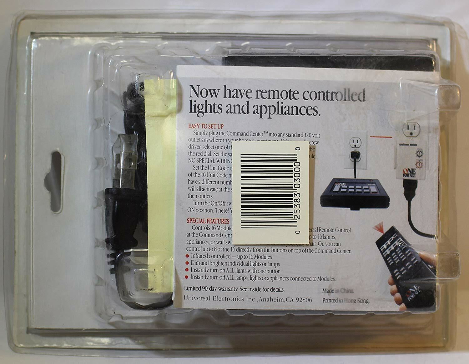 One For All Command Center Wireless Control Pad Model No. URC 3000 New
