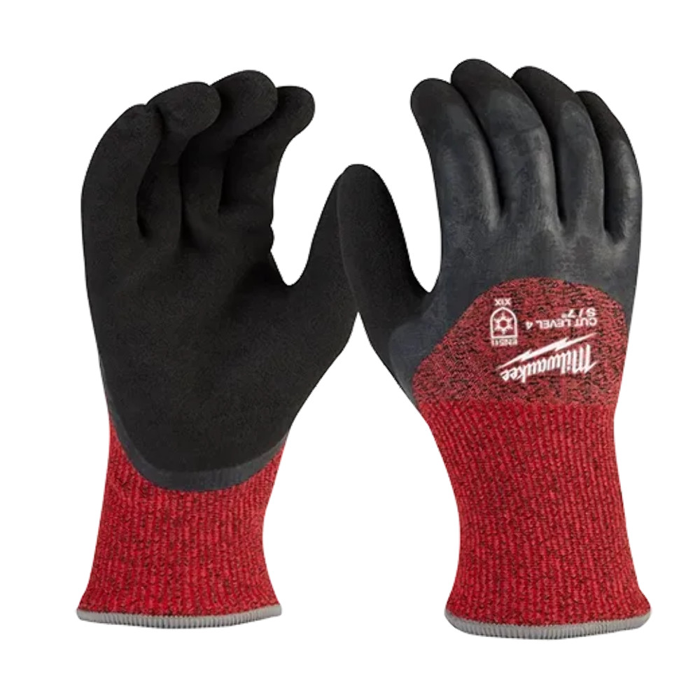Milwaukee 48-73-7944-6PK Cut Lvl 4 Winter Insulated Dipped Gloves - XXL (6 Pack)