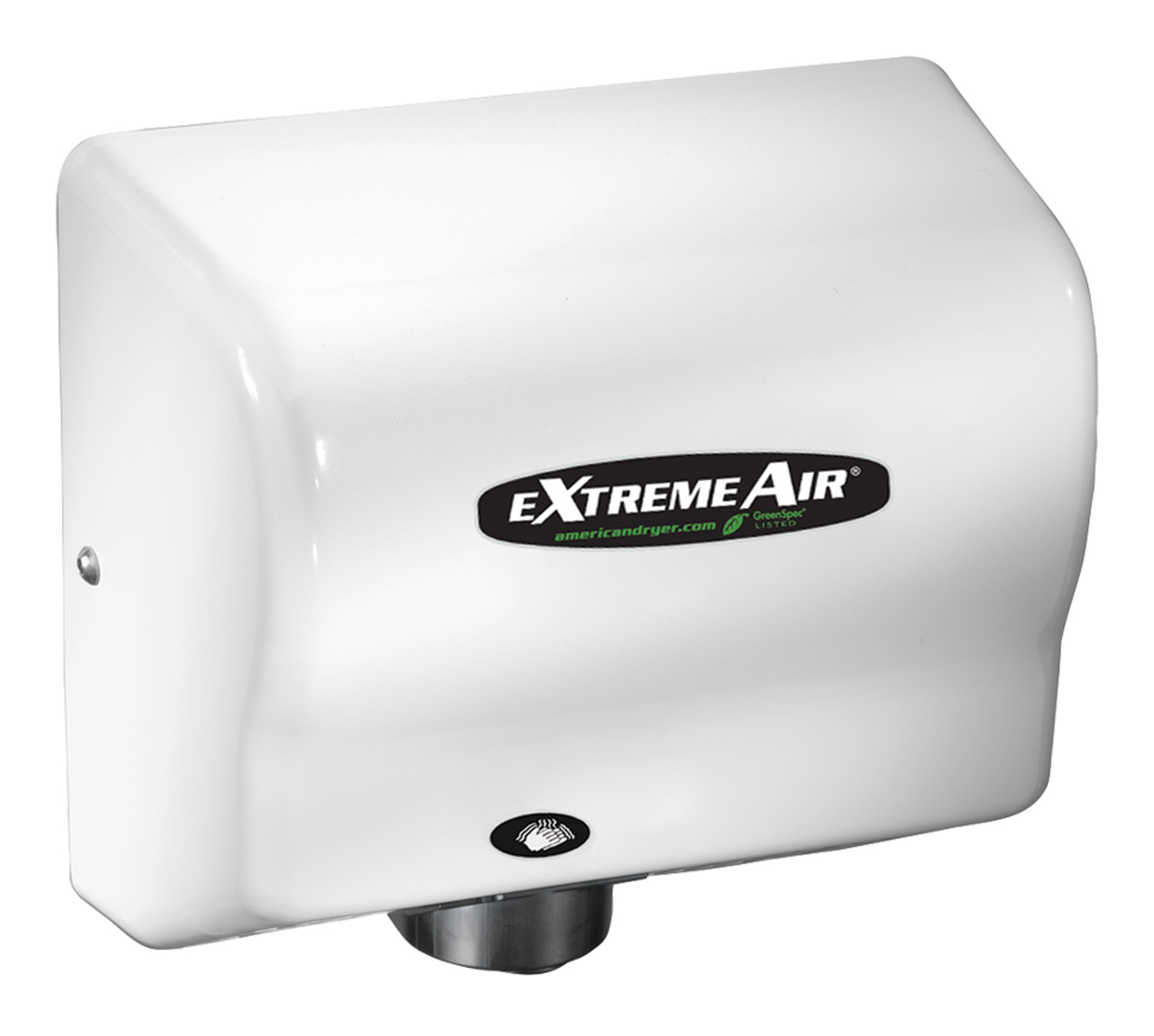 American ExtremeAir GXT9 Automatic Surface Mounted Hand Dryer w/White ABS Cover