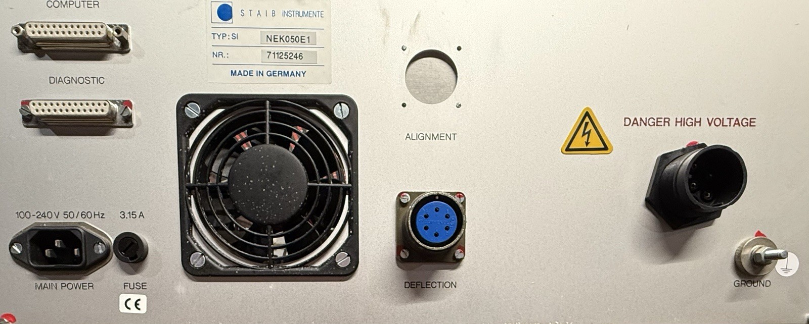 Staib Instrumente NEK050E1 Electron Source Power Supply