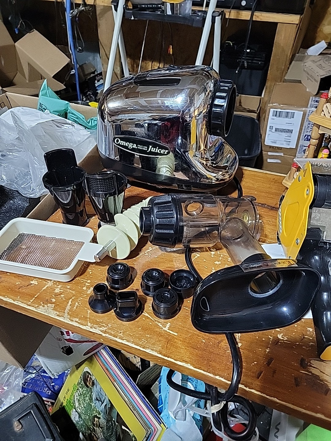 OMEGA 8005 Heavy Duty JUICE EXTRACTOR MASTICATING JUICER + ATTACHMENTS