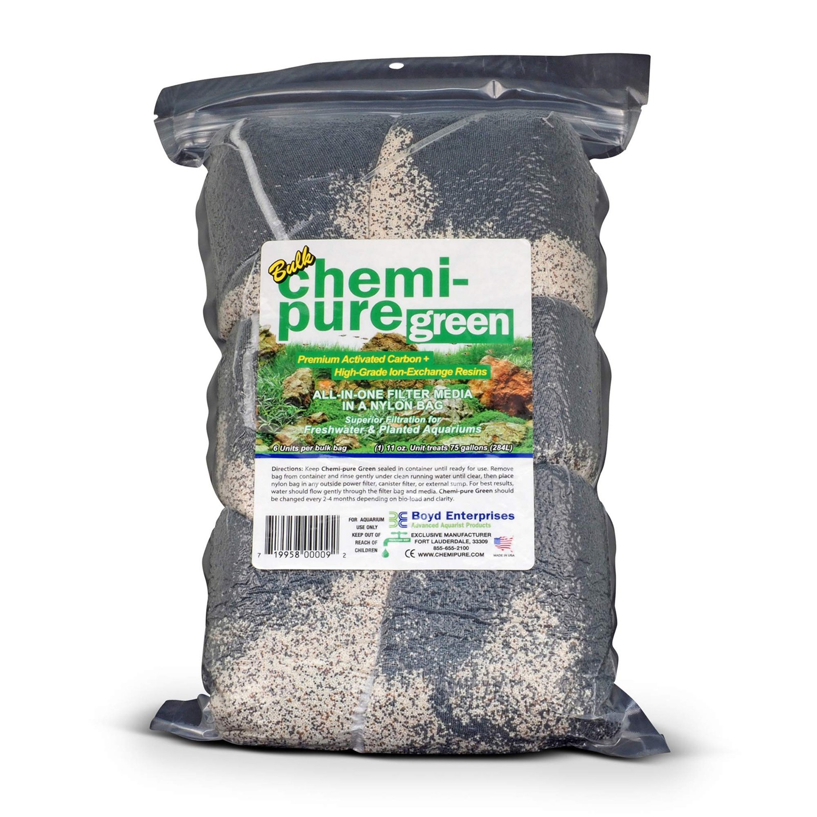 ChemiPure Green Bulk Aquarium Filter Media, 11 oz  Superior Water Clarity