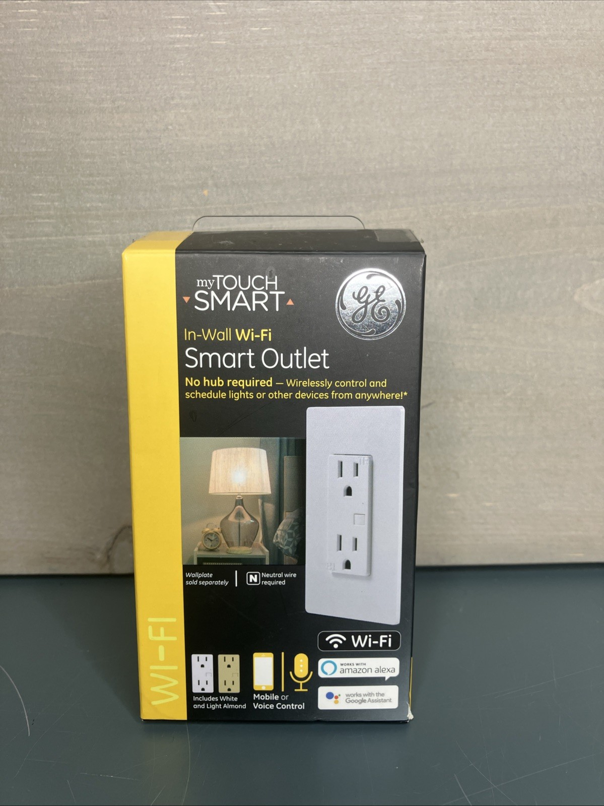 GE Wi-Fi Smart Switch White 15-Amp Duplex Smart Residential/Commercial Outlet