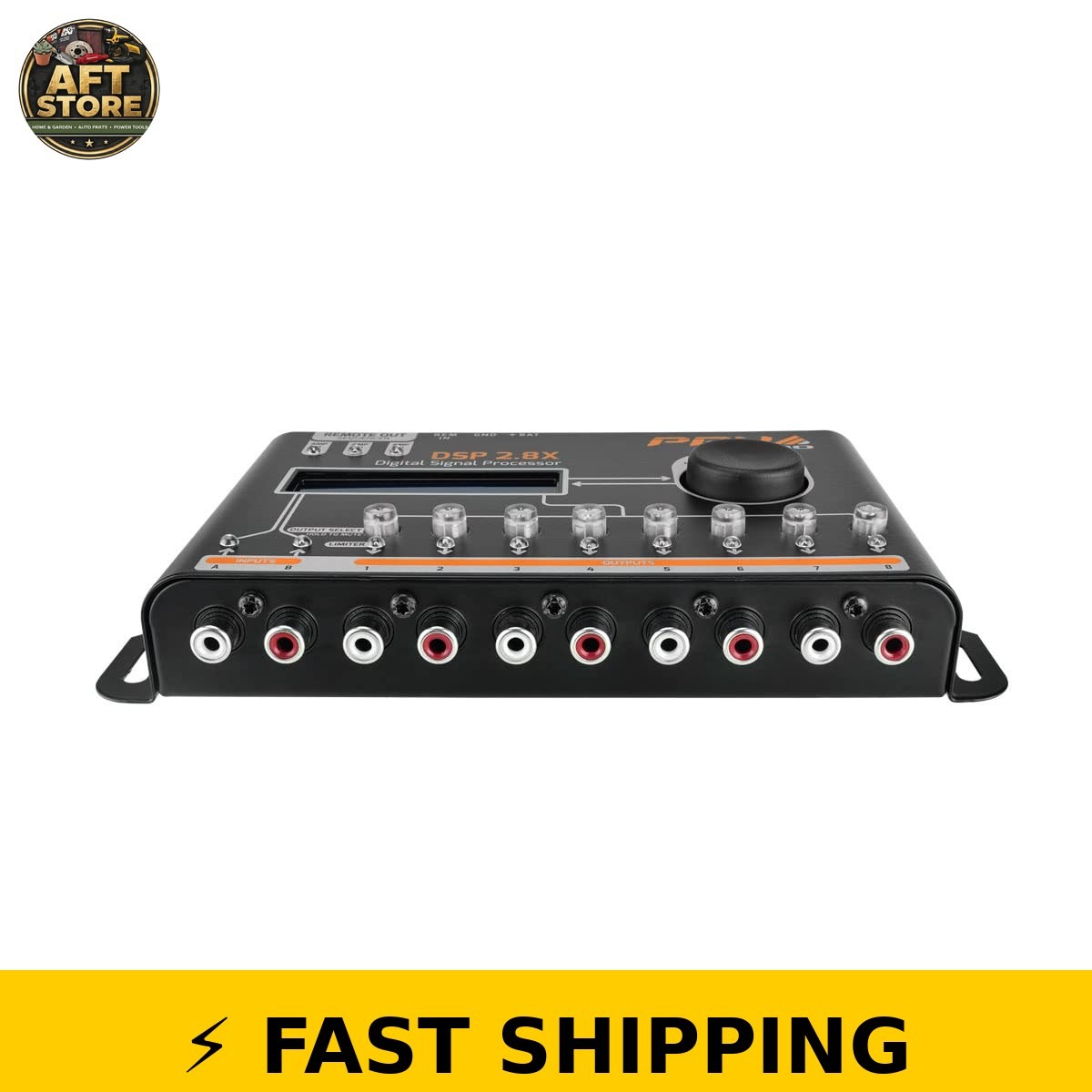 PRV AUDIO DSP 2.8X Digital Crossover & Equalizer - 8 Channel Processor