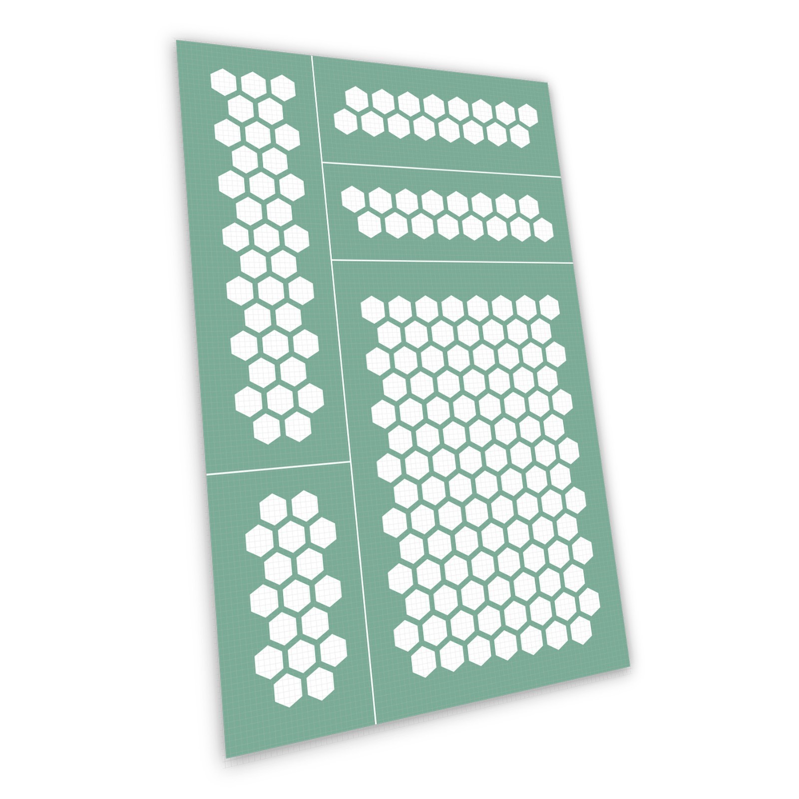 Self-adhesive stencils - Hexagons S - 6mm - Painting airbrush modelling