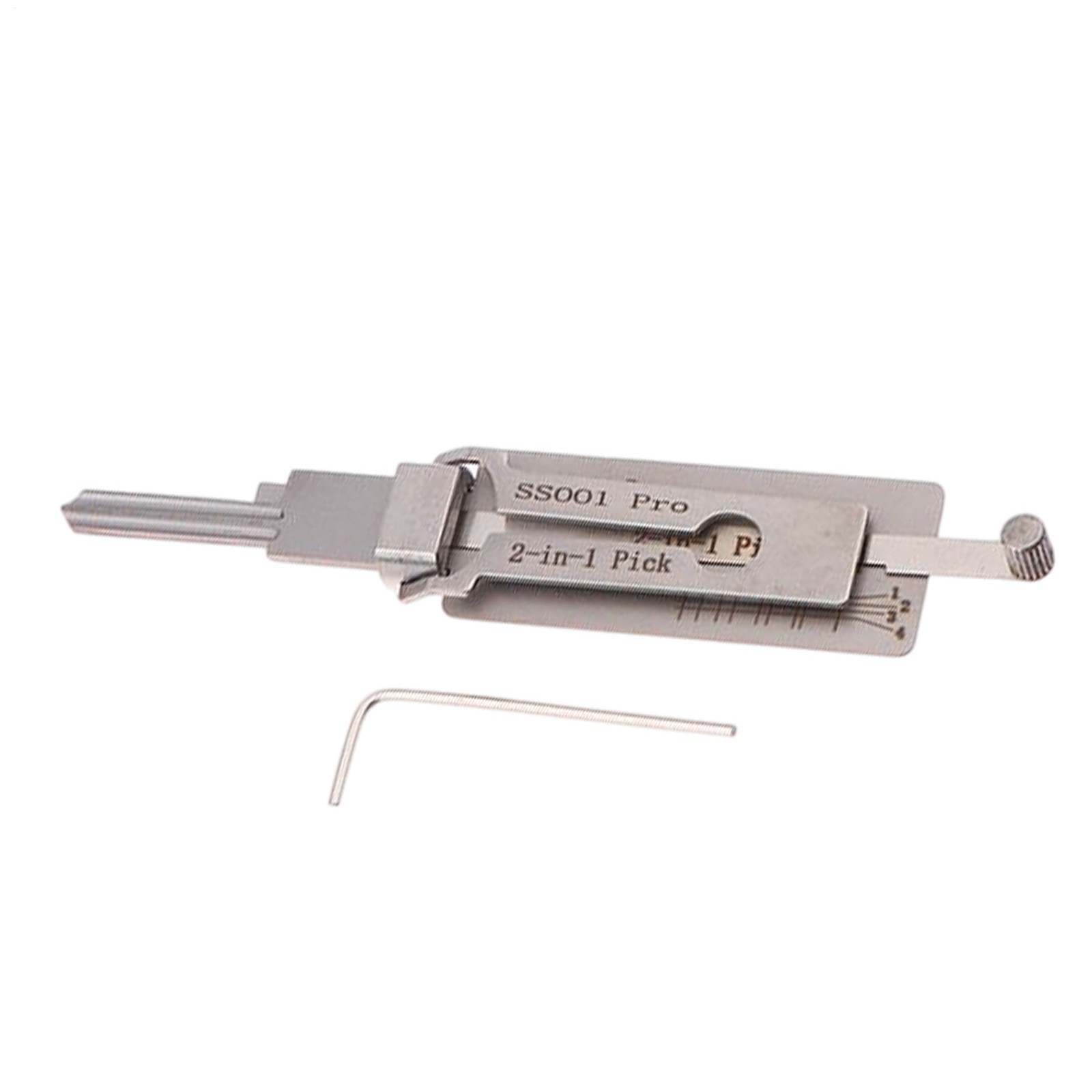 Key Decoder 2 In 1 Portable Lock Picking Set Hook And Pickup Tool Kit Ergonomic