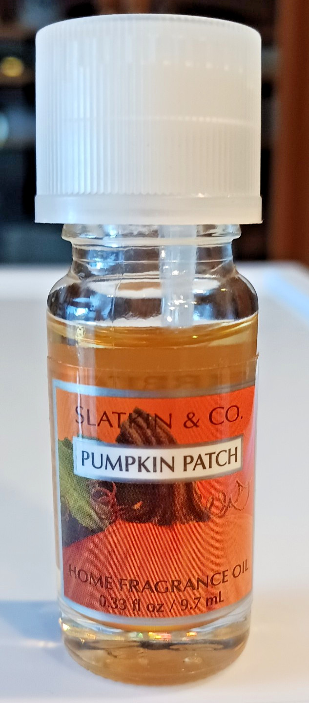 Slatkin & Co Pumpkin Patch Home Fragrance Oil 0.33 oz Fall Rare