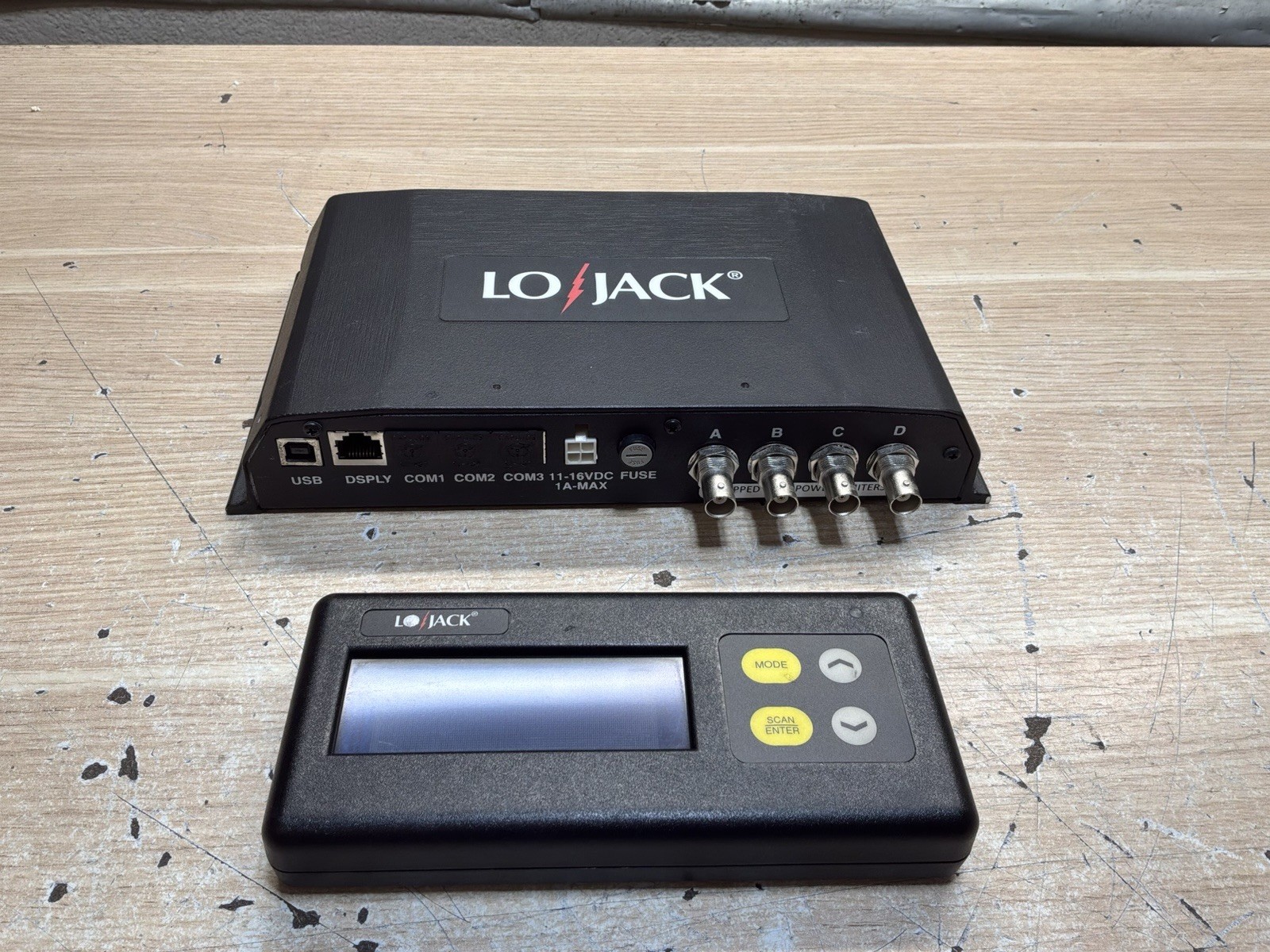 LOJACK VTU3 VEHICLE TRACKING UNIT AND DISPLAY/ Preowned / Untested / JUA3936