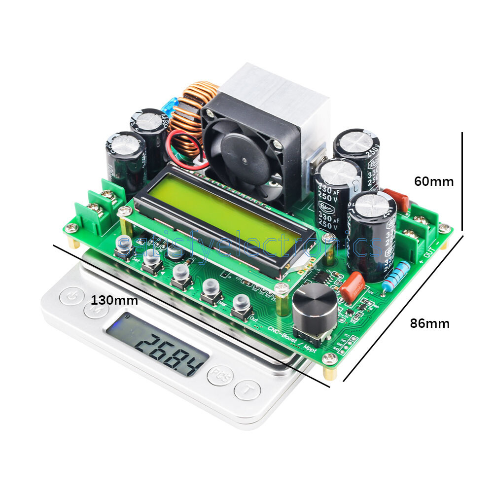 DC-DC NC CV CC Booster Module CNC Boost 12V~120V 0-15A Adjustable MPPT NEW