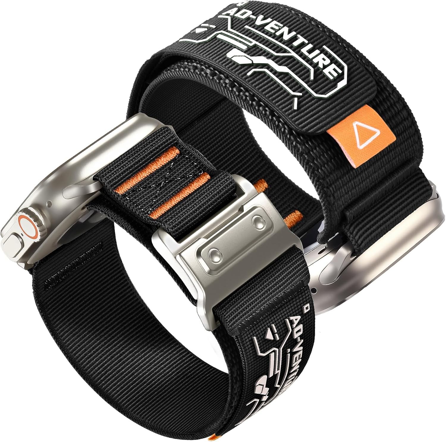 Magnetic Nylon Strap Compatible with Apple Watch Ultra 49mm Breathable Loop