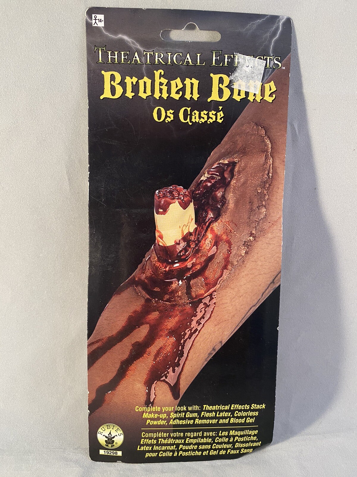 Theatrical Effects FX Broken Bone Rubber Wound Makeup Halloween
