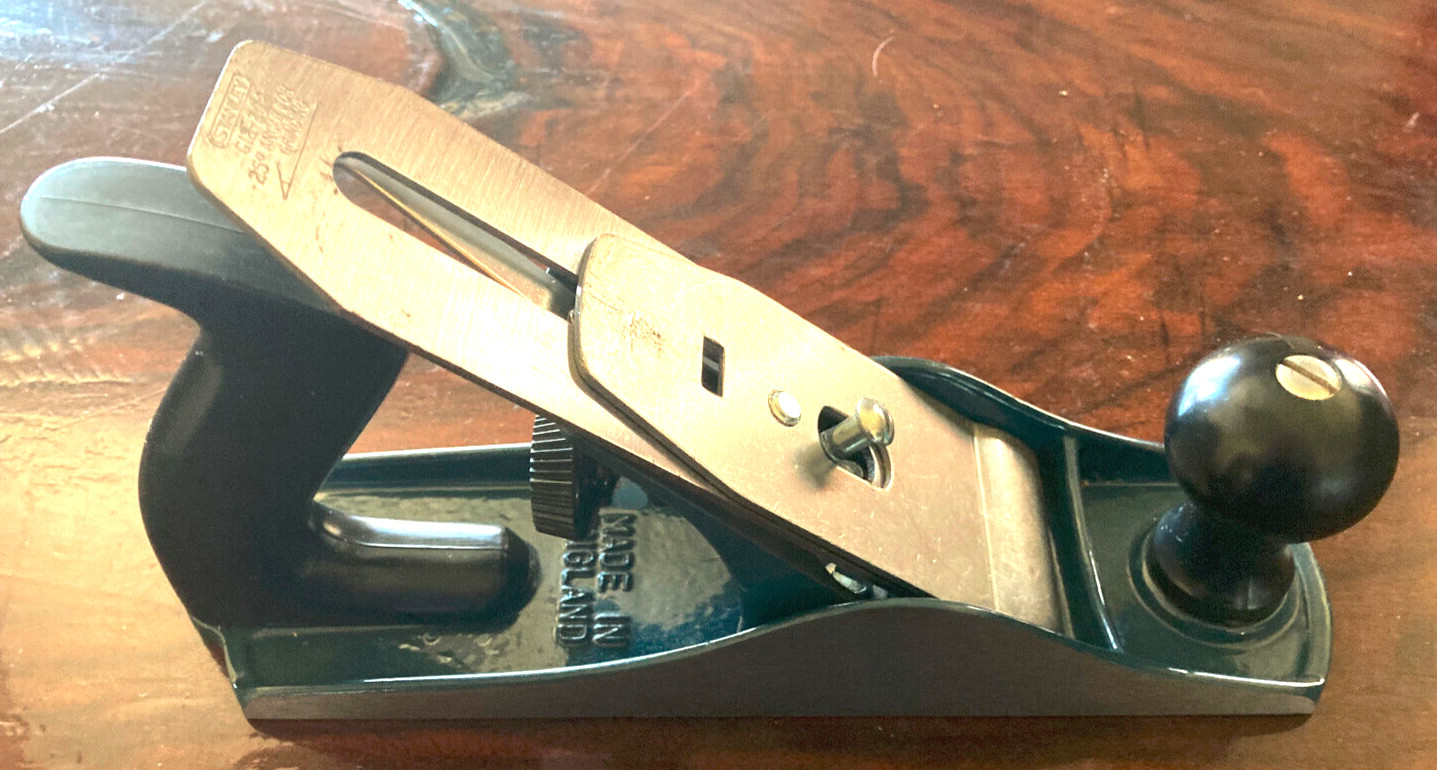 Stanley 10" Handyman Bench Wood Plane No. 12-204L Made in England New Open Box