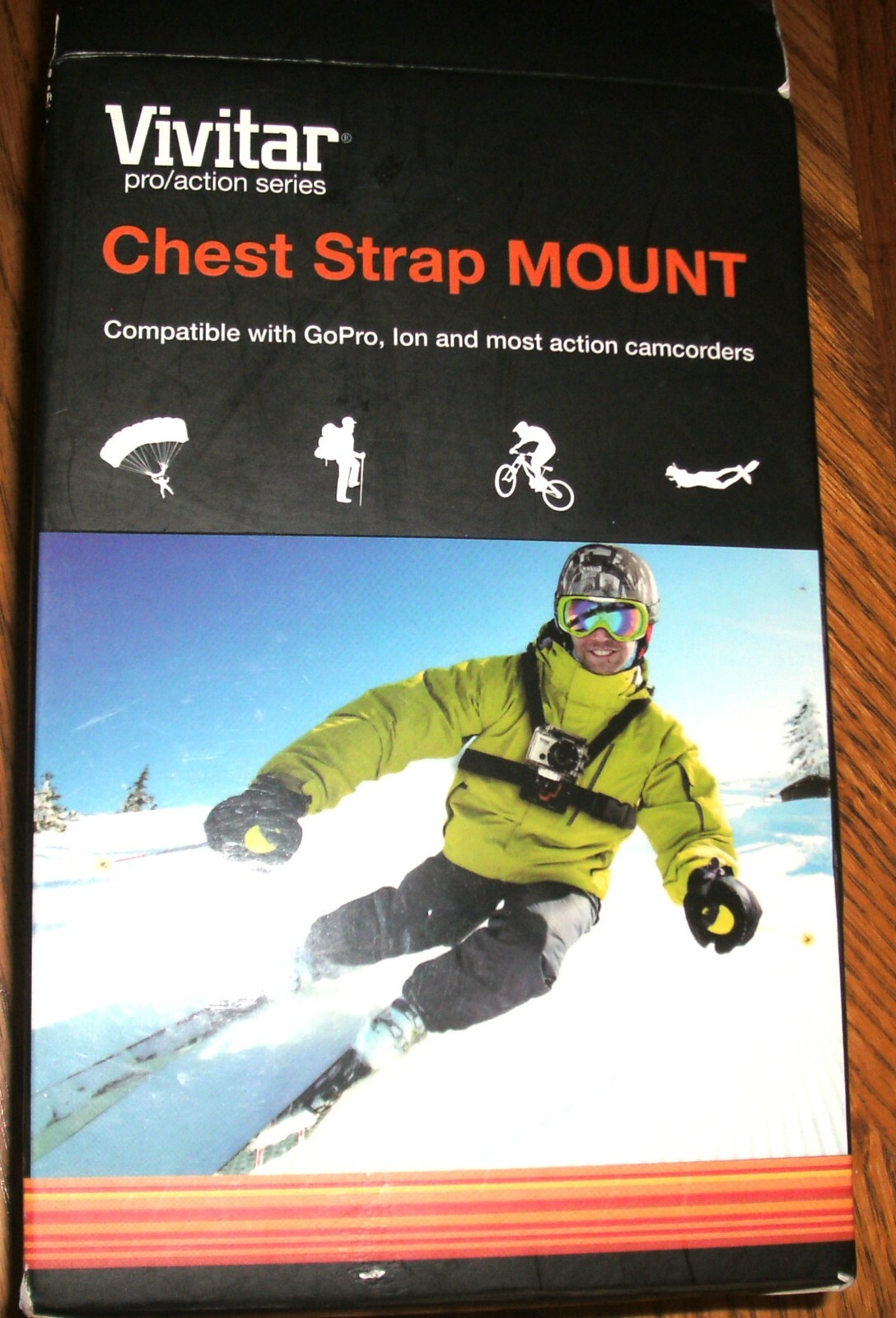 Vivitar GoPro Chest Mount Strap, Most Action Cameras, *Pro/Action Series* NEW