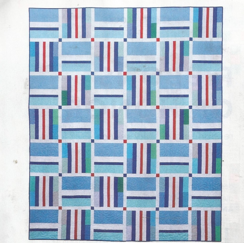 E0782 RIBBONS OF HONOR QUILT PATTERN/INSTRUCTIONS