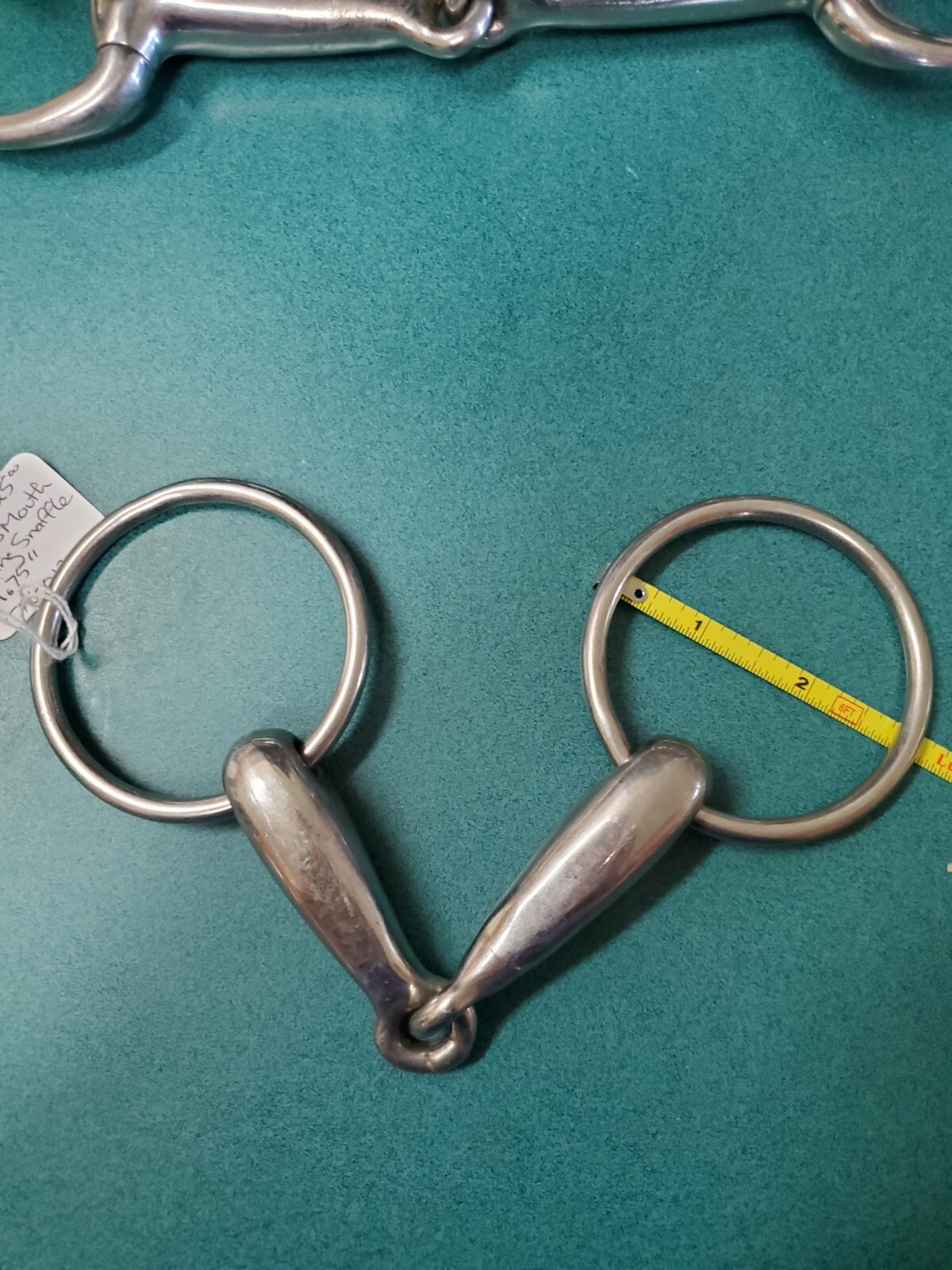 *Hollow Mouth O RING SNAFFLE BIT, 4.75"
