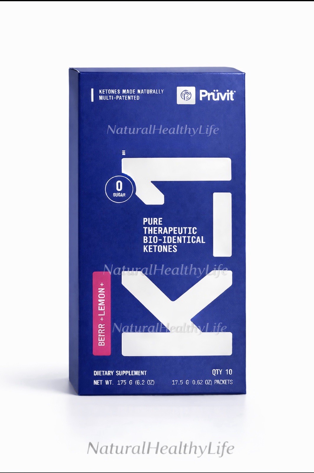 NEW K-1 Prüvit Ketones 10 Packets Charged  BERRY LEMON / FREE SHIPP Exp 2027