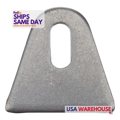 Allstar ALL60088, Set of 4 Flat Tab 1/8In W/ 1/4In Slot 4Pk Steel Performance Pa
