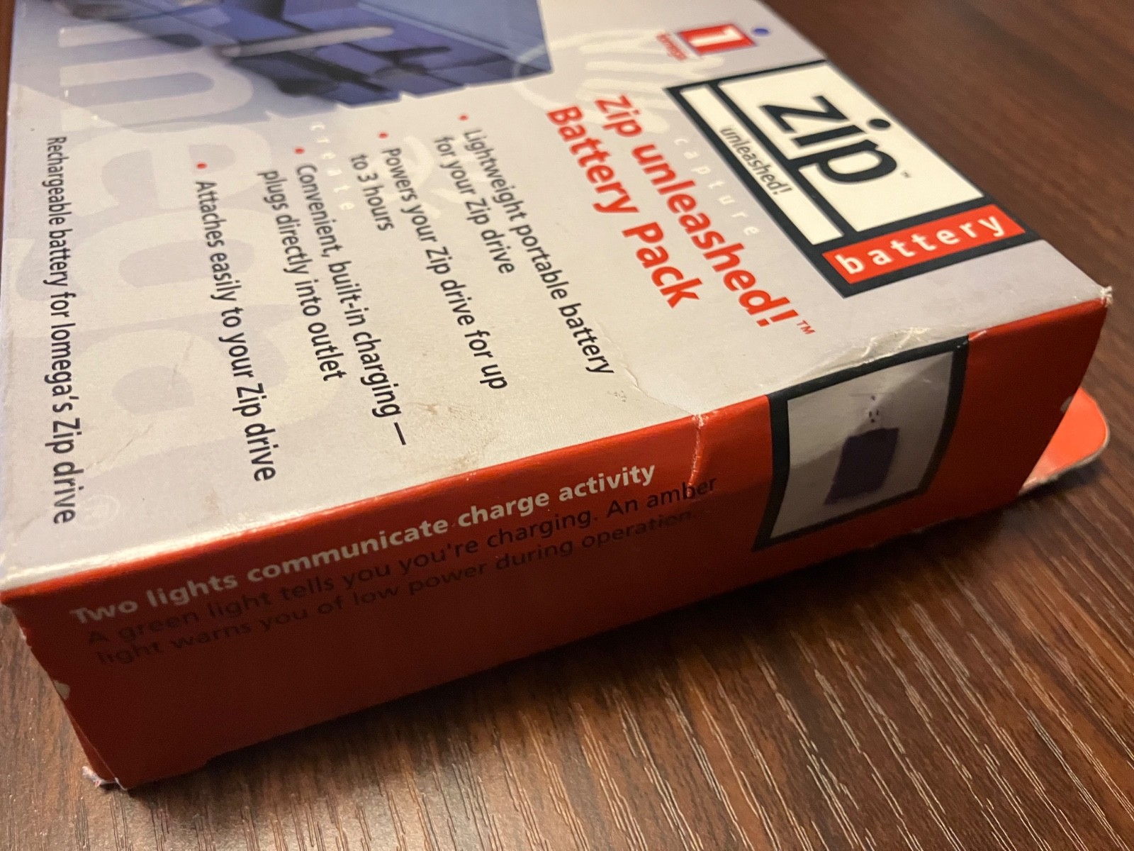 Iomega Zip Unleashed! Battery Pack Power Supply for Zip Disk Drives UNOPENED NIB
