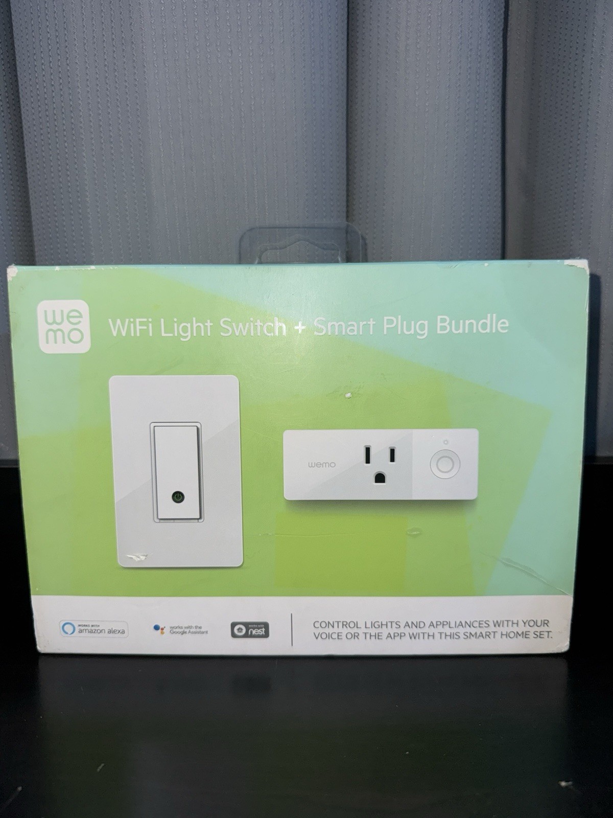 Belkin WeMo WiFi Light Switch + Smart Plug Bundle, Voice Control WLSP3063-BDL