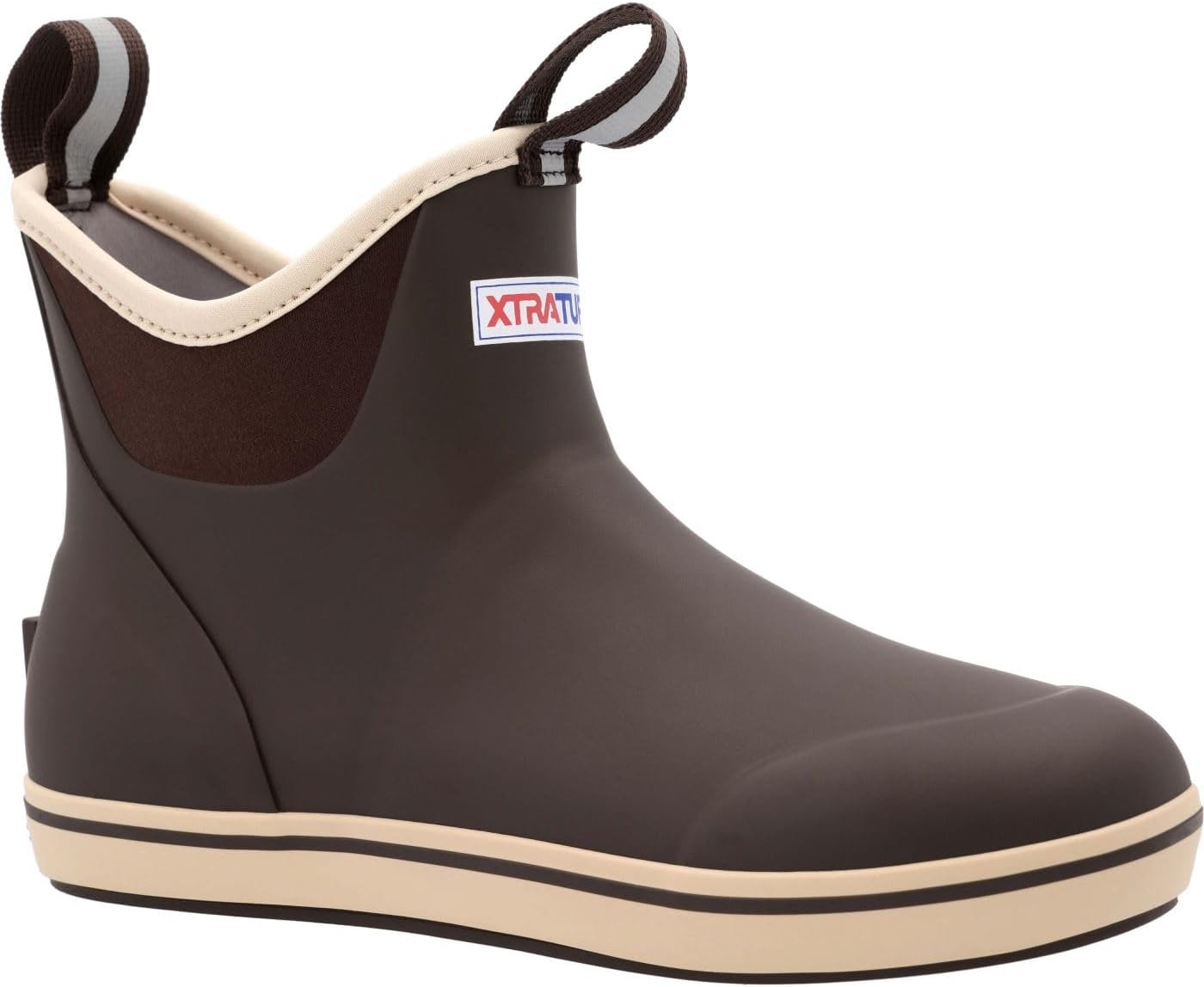 Xtratuf XT Men's 6 Inch Ankle Deck Rubber Regular Boot - Chocolate/Tan, Sizes
